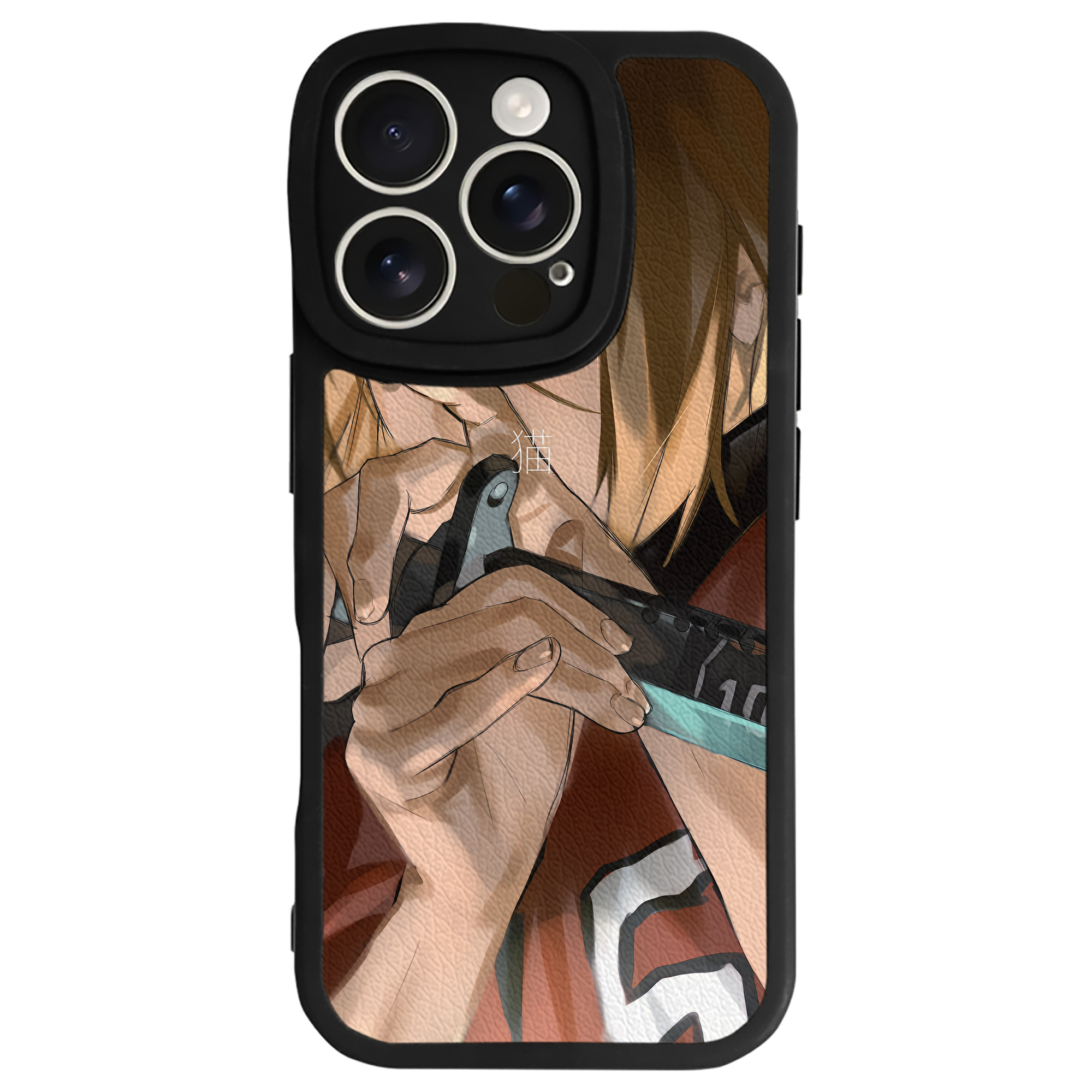 （画像用） ハイキュー!! Haikyu!! 【iPhone 16シリーズ対応】シリコンスマホケース（レザー調） 材質：シリコン